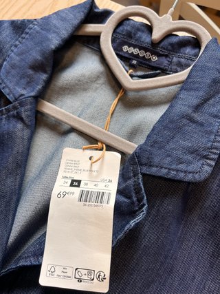 Bonobo Dark Blue Denim Jumpsuit NEW with Tags