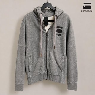 Chaqueta Sudadera G-Star RAW Gris Capucha Talla S