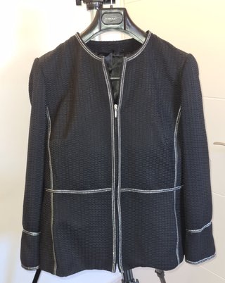 Chaqueta Elegante Negra Talla 52
