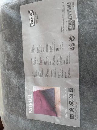 Alfombra IKEA Patrull 165x235cm sin estrenar