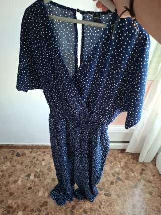 Mono Azul con Lunares Talla M
