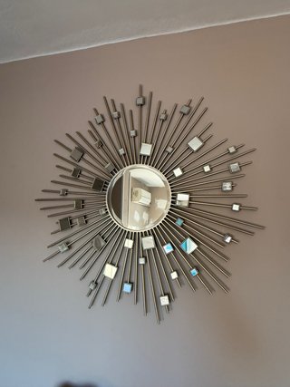 Espejo Decorativo de Pared Estilo Sol