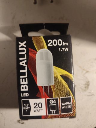 N.5 Lampadine LED Bellalux G4 1.7W Bianco Caldo