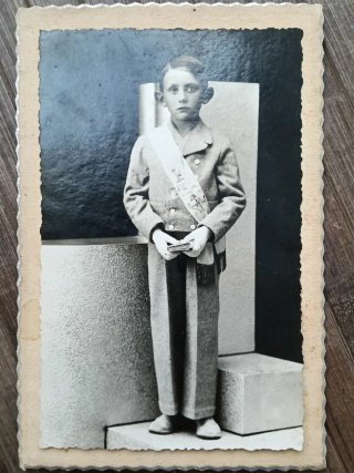 🇪🇸 Lote de 3 Fotos Antiguas de Primera Comunión