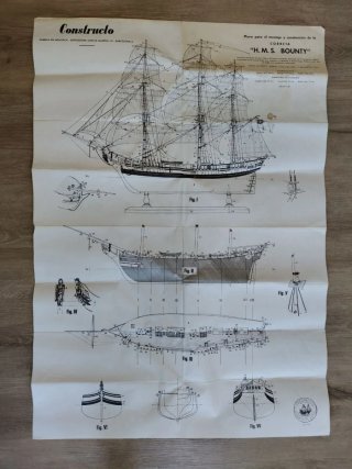 Maqueta Barco HMS Bounty - Constructo