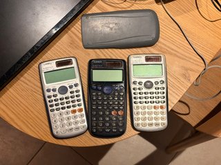Lote 3 Calculadoras Casio fx-991ES PLUS y fx85GT