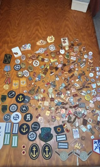Lote Insignias y Pins RDA Alemán