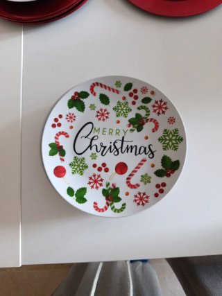 Lote de 6 Platos de Navidad
