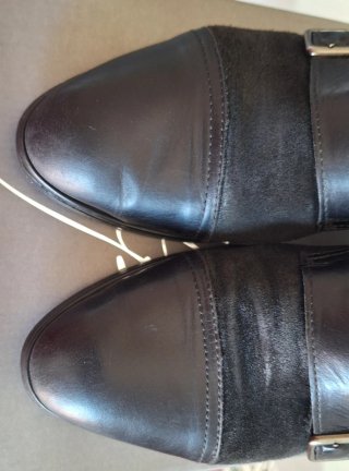 Botines piel mujer hebillas retro vintage