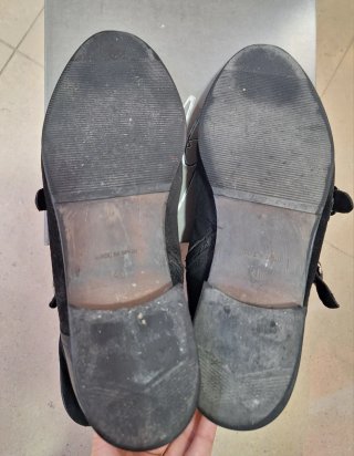 Botines piel mujer hebillas retro vintage