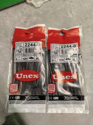 LOTE 4.250 BRIDAS UNEX – MATERIAL PROFESIONAL