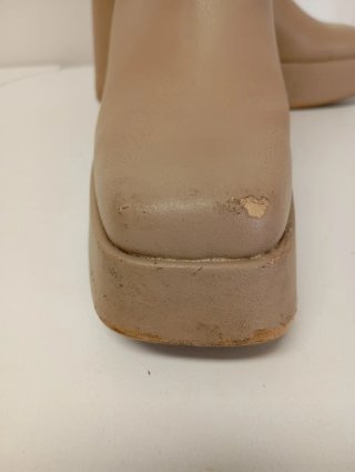 Botines Beige de Tacón