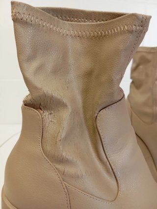 Botines Beige de Tacón