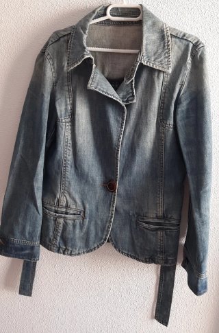 Cazadora vaquera azul