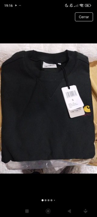 Sudadera Carhartt Negra Talla S