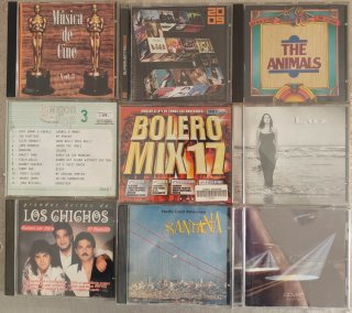 Lote de 19 CDs de Música Pop Internacional y Otros