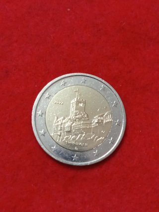 Moneta 2 Euro Commemorativa Germania 2022
