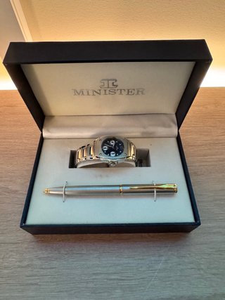 Estuche Minister: Reloj y Bolígrafo