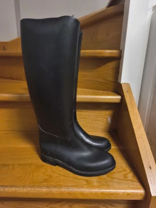 Botas de agua negras talla 37