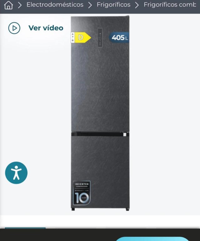 Frigorífico Bolero CoolMarket Combi 405