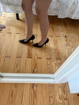 Zapatos de tacón Zara negros