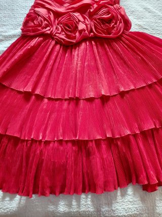 Vestido alta costura largo Sonia Peña Rojo T46