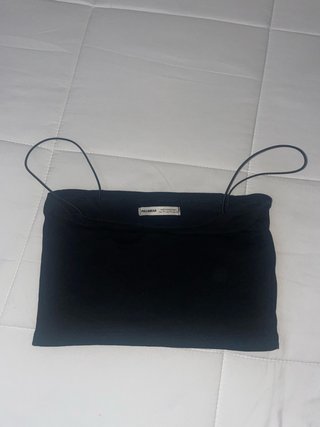Top tirantes Pull&Bear negro