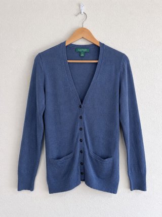Chaqueta de punto Lauren Ralph Lauren azul