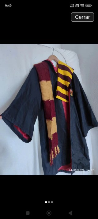 Disfraz Harry Potter Túnica y Bufanda