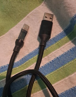 Cable Cargador USB-C y USB-A Carga Rápida