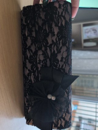 Bolso de fiesta con encaje