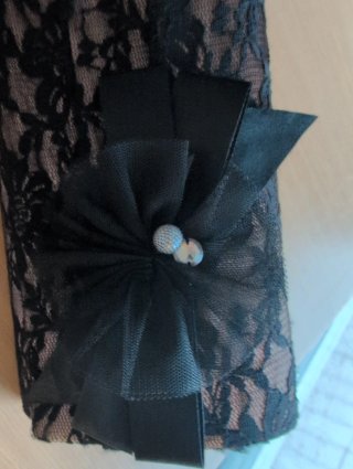 Bolso de fiesta con encaje