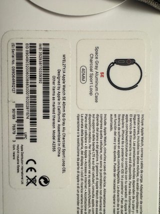 Apple Watch SE 40mm Space Gray