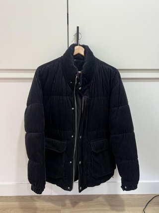 Cazadora de pana negra Zara