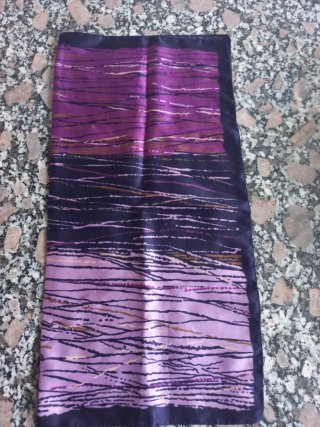 Pañuelo mujer estampado rayas 50 x 50 cm