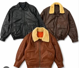 Chaquetas de Cuero Vintage