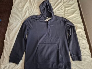 Sudadera Cortefiel con capucha azul marino Talla L