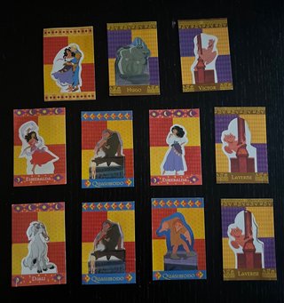 Lote de 10 Cromos Troquelados El Jorobado