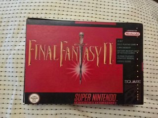 Caja Repro Final Fantasy II SNES