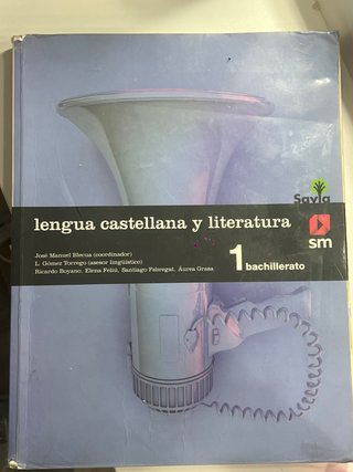 Lengua castellana y literatura, 1 Bachillerato