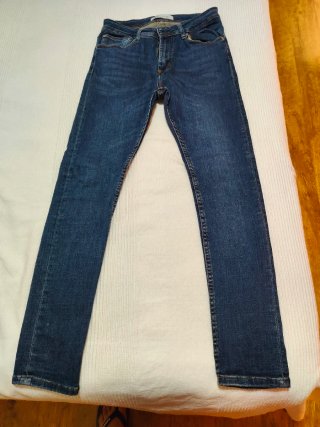 Pantalón vaquero Zara azul