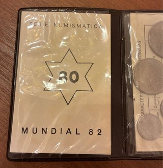 Colección monedas Mundial España 1982