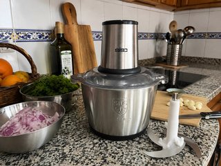 Picadora de Acero Inoxidable 3L