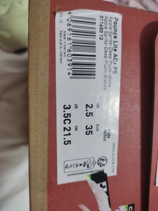 Deportivas Puma unisex talla 35 verde