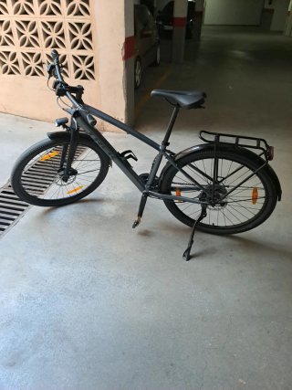 Bicicleta Trek Híbrida gris
