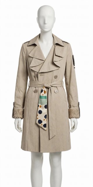Trench Gabardina Beige
