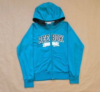 Reebok Sudadera con cremallera azul turquesa Talla
