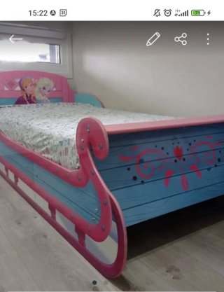 Cama infantil Frozen trineo