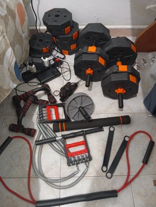 Set Completo de Equipo de Gimnasio