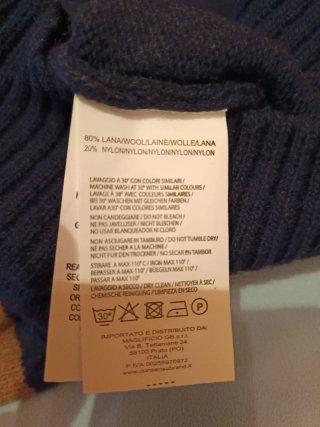 Jersey Consenso XXL Lana Nuevo con Etiquetas